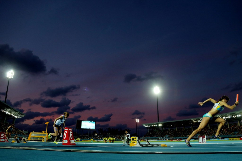 The success of the 2014 and 2015 IAAF World Relays, an event has helped Bahamas' bid to stage the 2017 Commonwealth Youth Games ©Getty Images