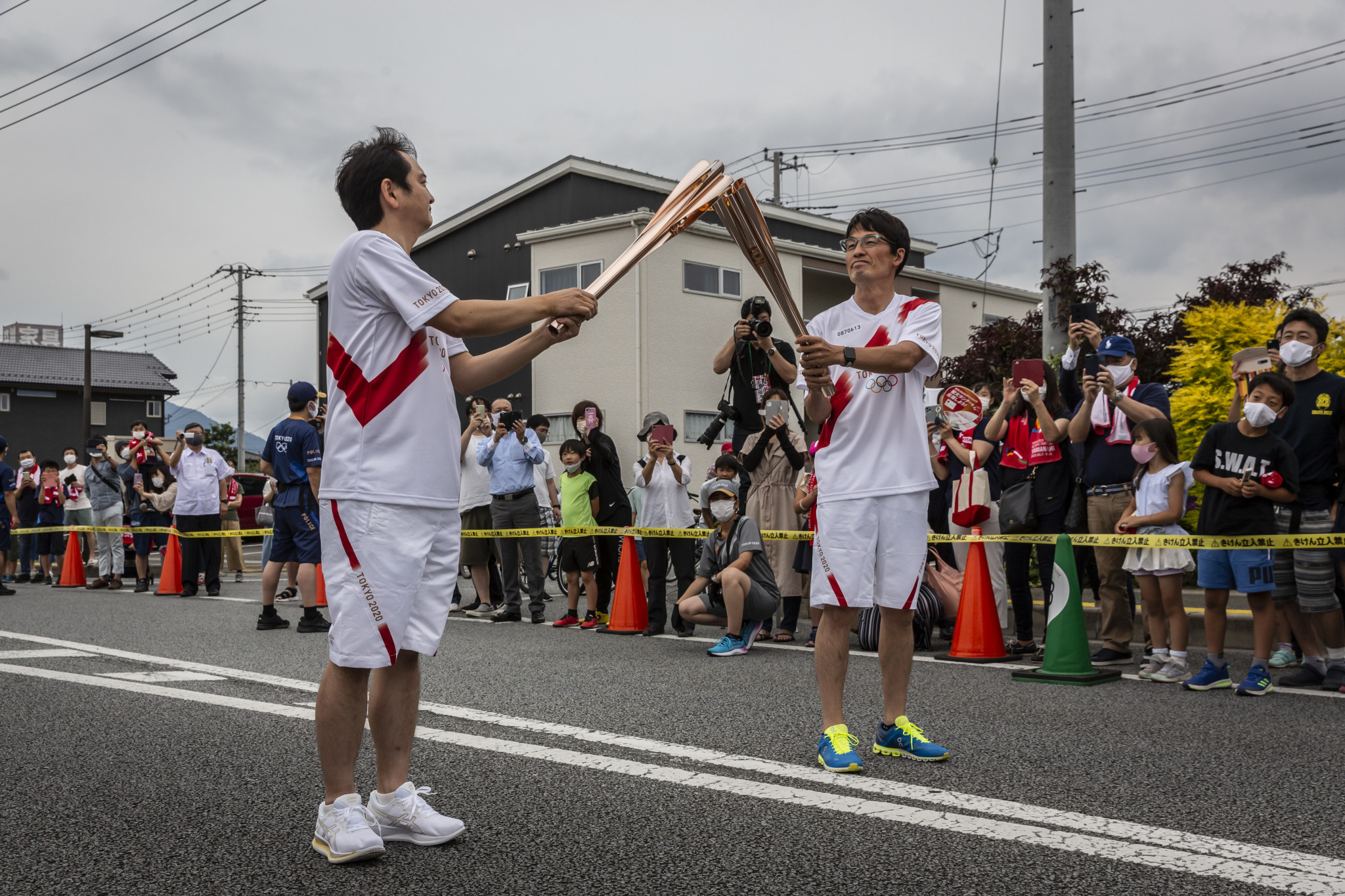 The final stage of the Torch Relay in Tokyo will not take place on public roads ©Getty Images