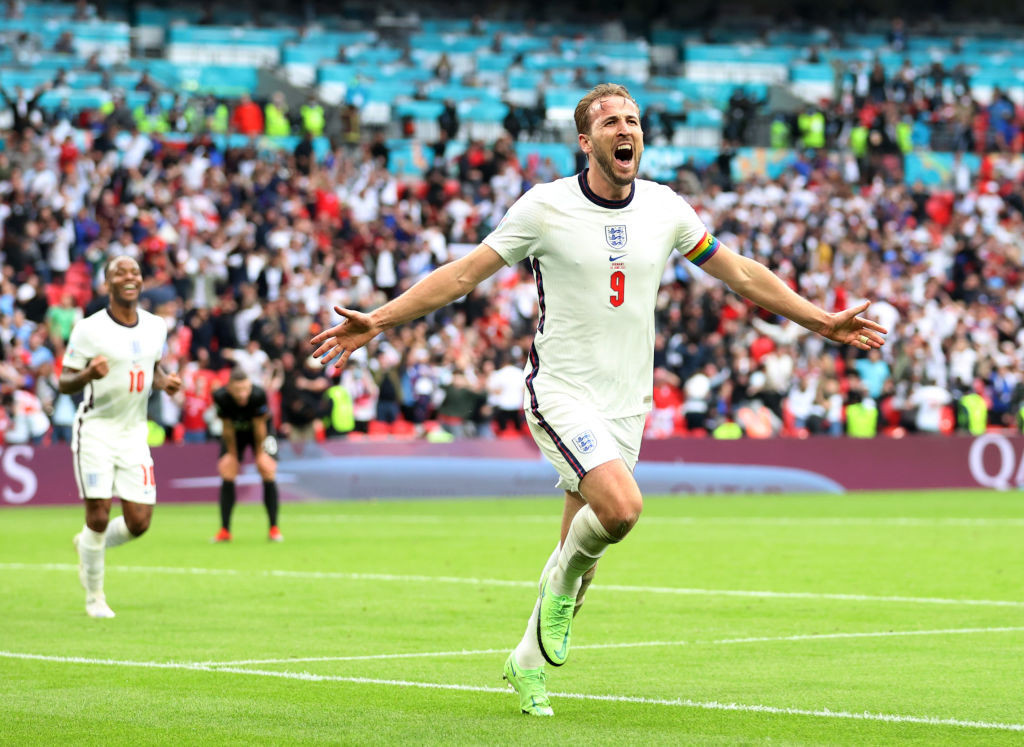 England's 2-0 Euro 2020 win over Germany at Wembley Stadium last week was watched by a crowd of more than 40,000 and, after July 19, English sports stadiums are set for full capacity ©Getty Images	