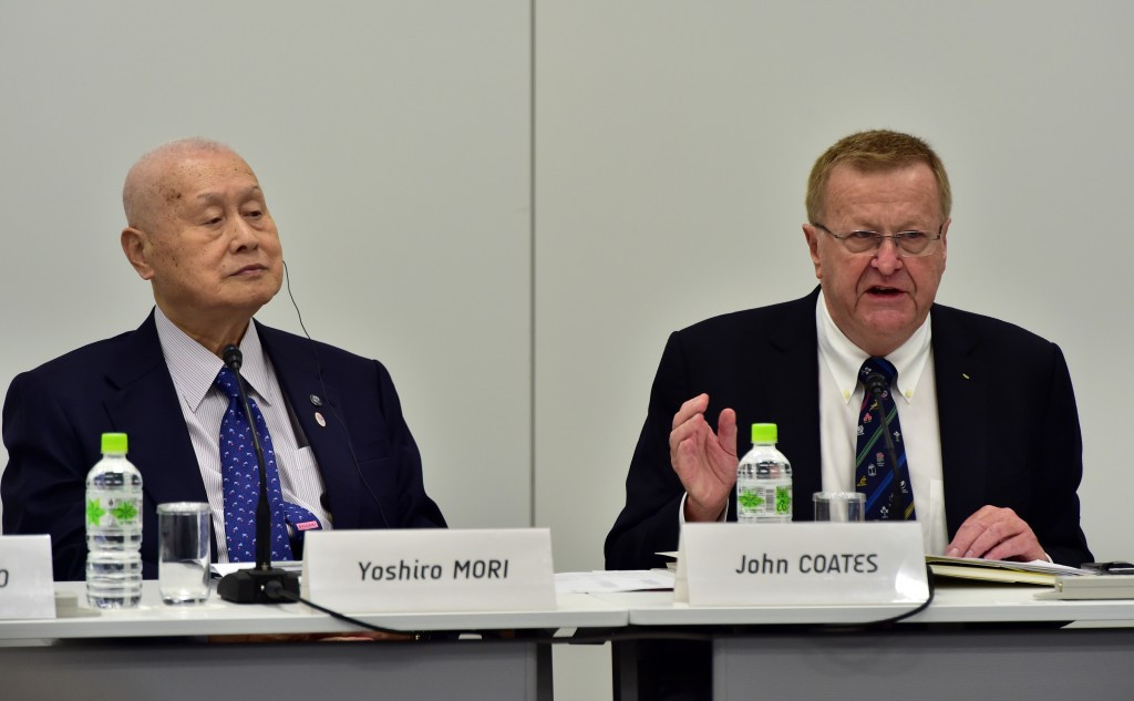 IOC vice-president John Coates says they could not be happier with Tokyo 2020's preparations earlier this month ©Getty Images 