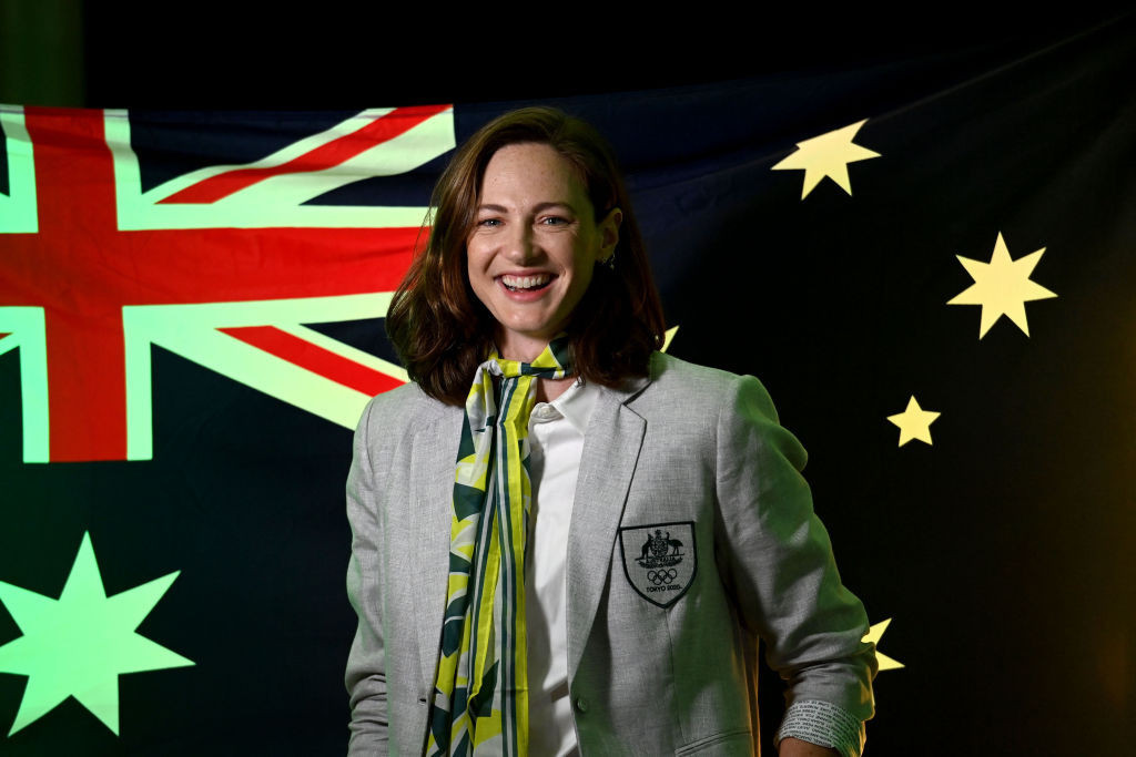 Swimmer Cate Campbell will share flag-bearing duties for Australia with NBA player Patty Mills at the Tokyo 2020 Olympic Opening Ceremony on July 23 ©Getty Images