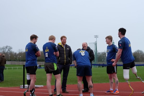 Prince Harry attended the Invictus Games trials in Bath today ©Kensington Palace/Twitter