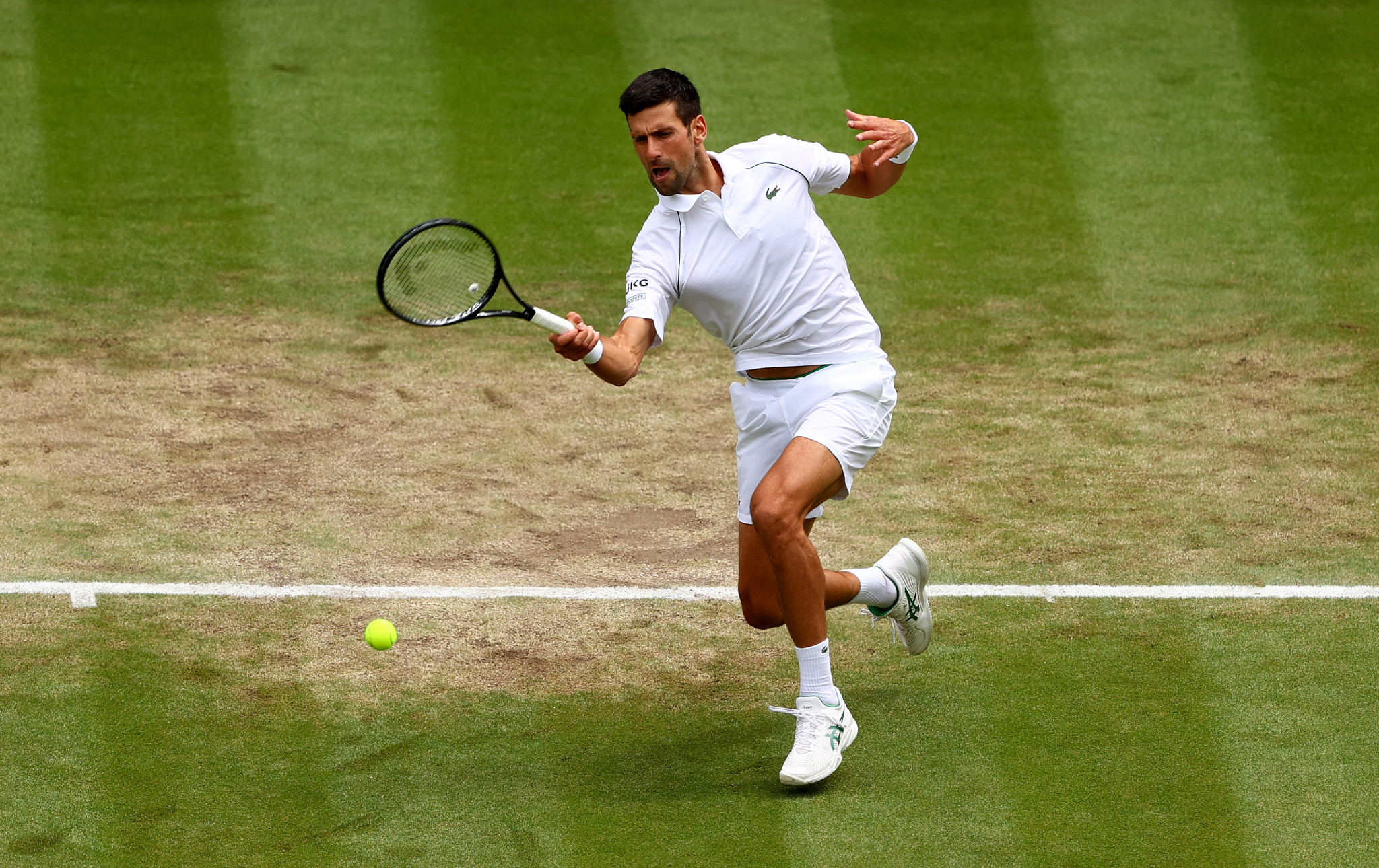 World number one Novak Djokovic cruised through to a tenth Wimbledon semi-final beating Marton Fucsovics ©Getty Images