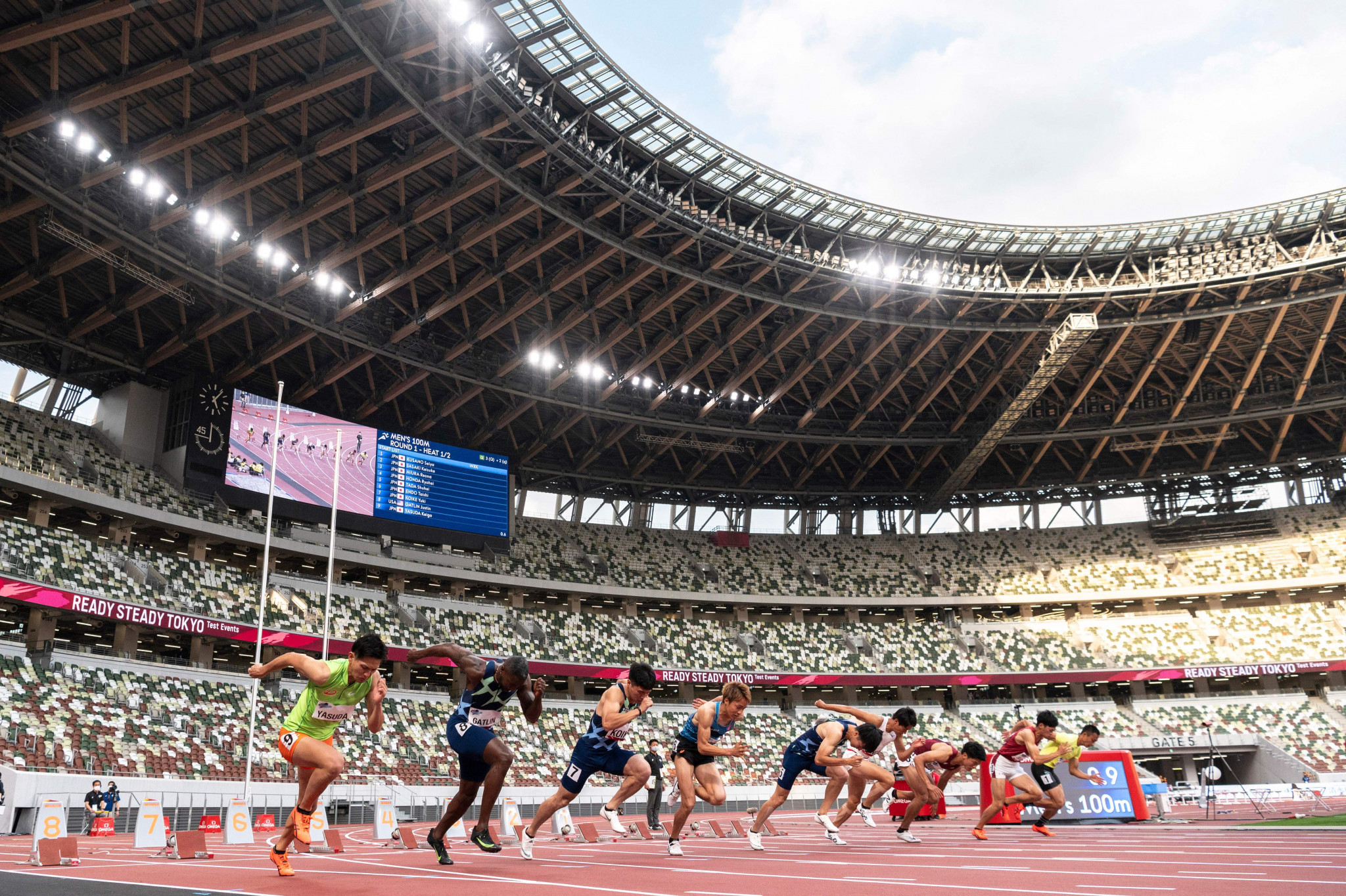 Japan's National Stadium has been revamped ahead of the Tokyo 2020 Olympics ©Getty Images
