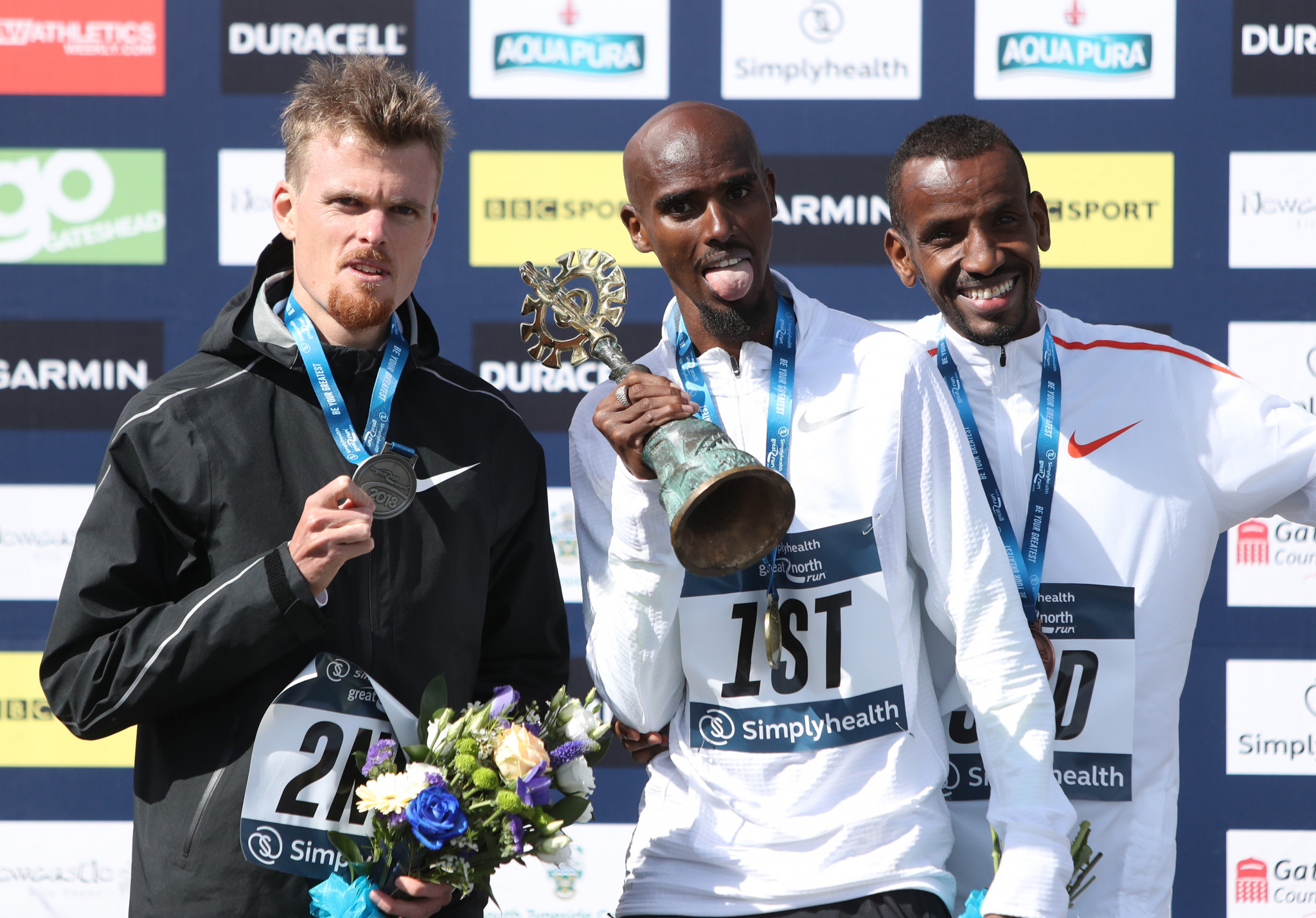 Britain's Sir Mo Farah has won the past six editions of the Great North Run ©Getty Images