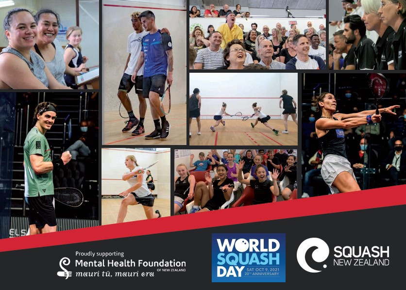 Squash New Zealand has announced plans to link up with the New Zealand Mental Health Foundation as the charity for World Squash Day ©Squash New Zealand