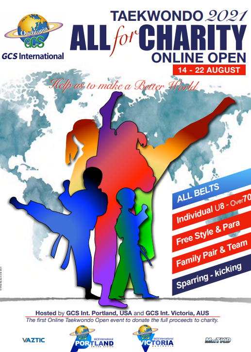 An online event for the global taekwondo community is being organised by GCS International with the promise that all the money raised will go to charity ©World Taekwondo Oceania