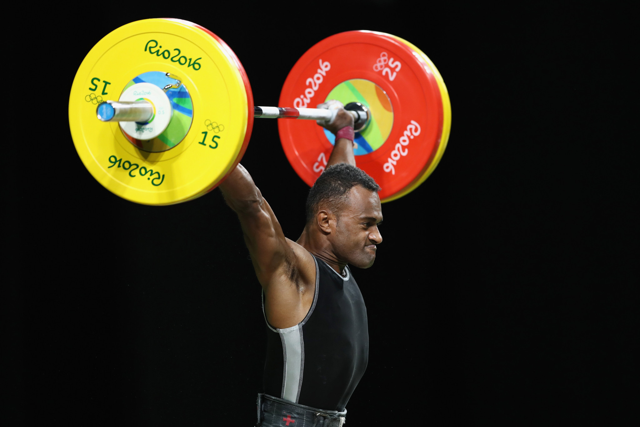 Two-time Pacific Games champion Manueli Tulo is among a number of Fijian weightlifting who benefitted from the support of Christopher Dard Keung Yee ©Getty Images
