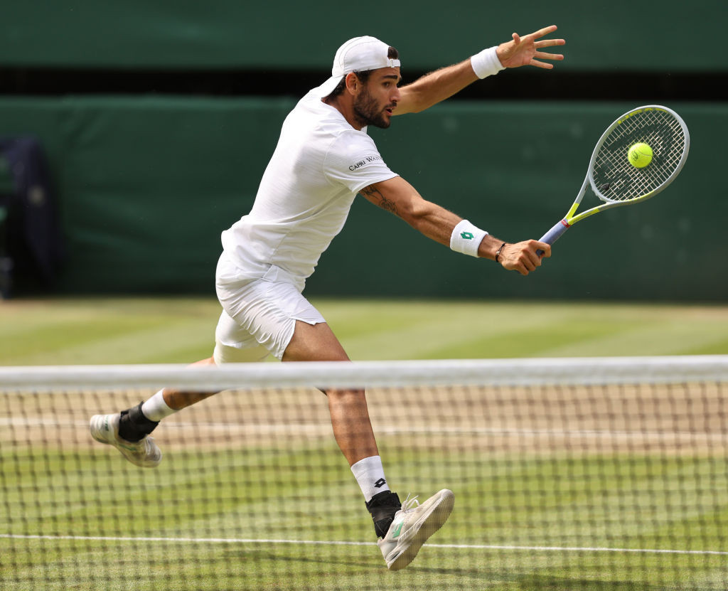 Matteo Berrettini, the first Italian to play in the Wimbledon men's singles final, won the first set against reigning champion and top seed Novak Djokovic on a tiebreak but the Serbian secured victory by winning the next three sets ©Getty Images