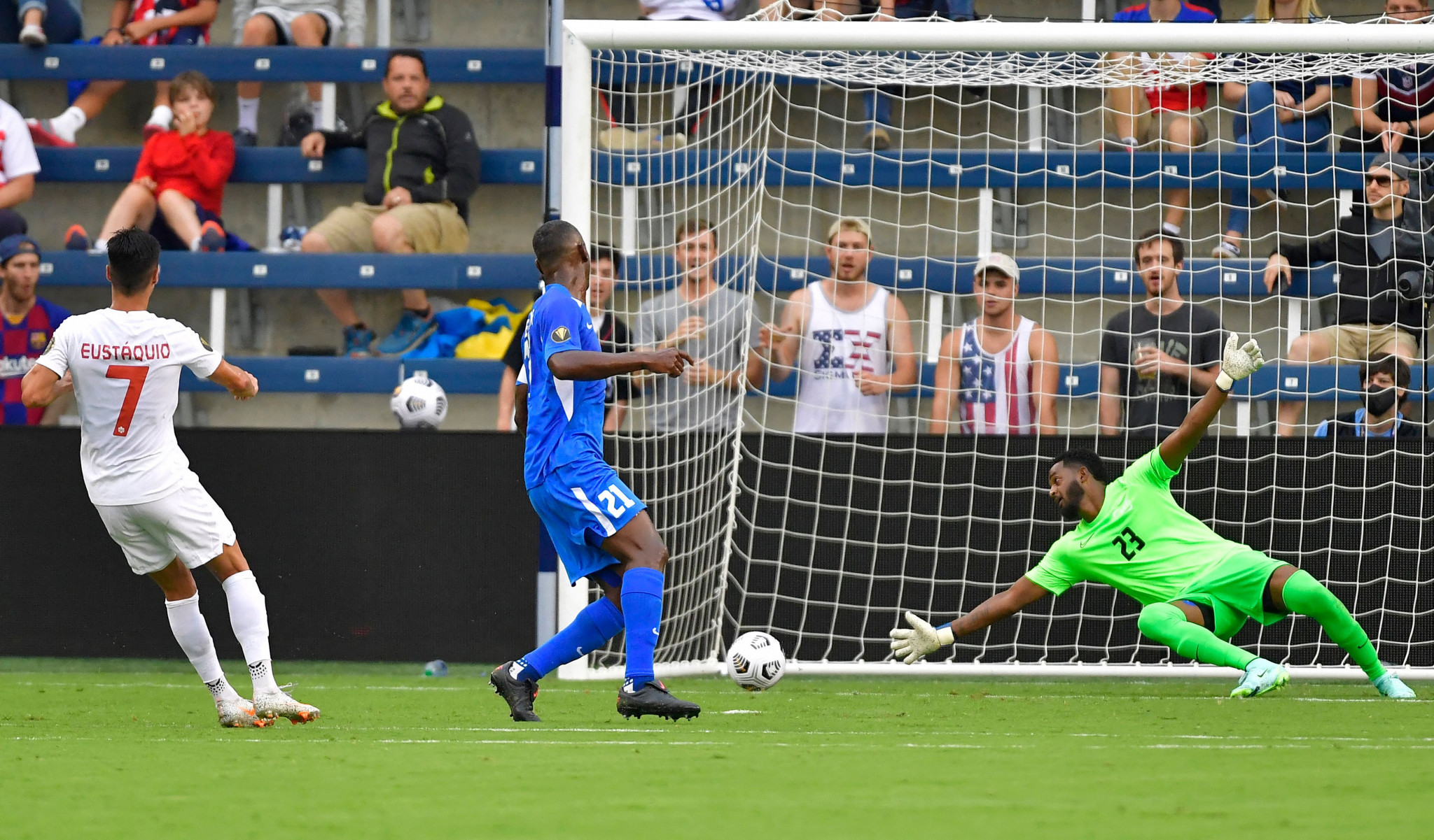 Canada came from a goal down to beat Martinique 4-1 in the earlier match at Children’s Mercy Park in Kansas City ©Getty Images