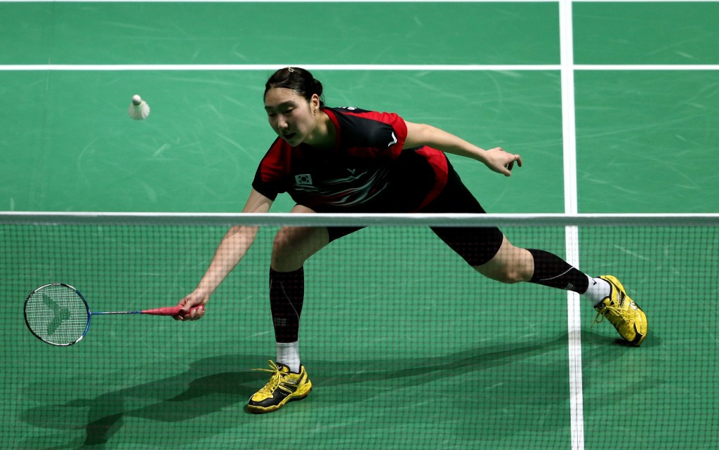 Women's singles second seed Sung Ji-hyun of South Korea progressed to the semi-finals of the Syed Modi International Badminton Championships by beating Japan's Yui Hashimoto ©Getty Images