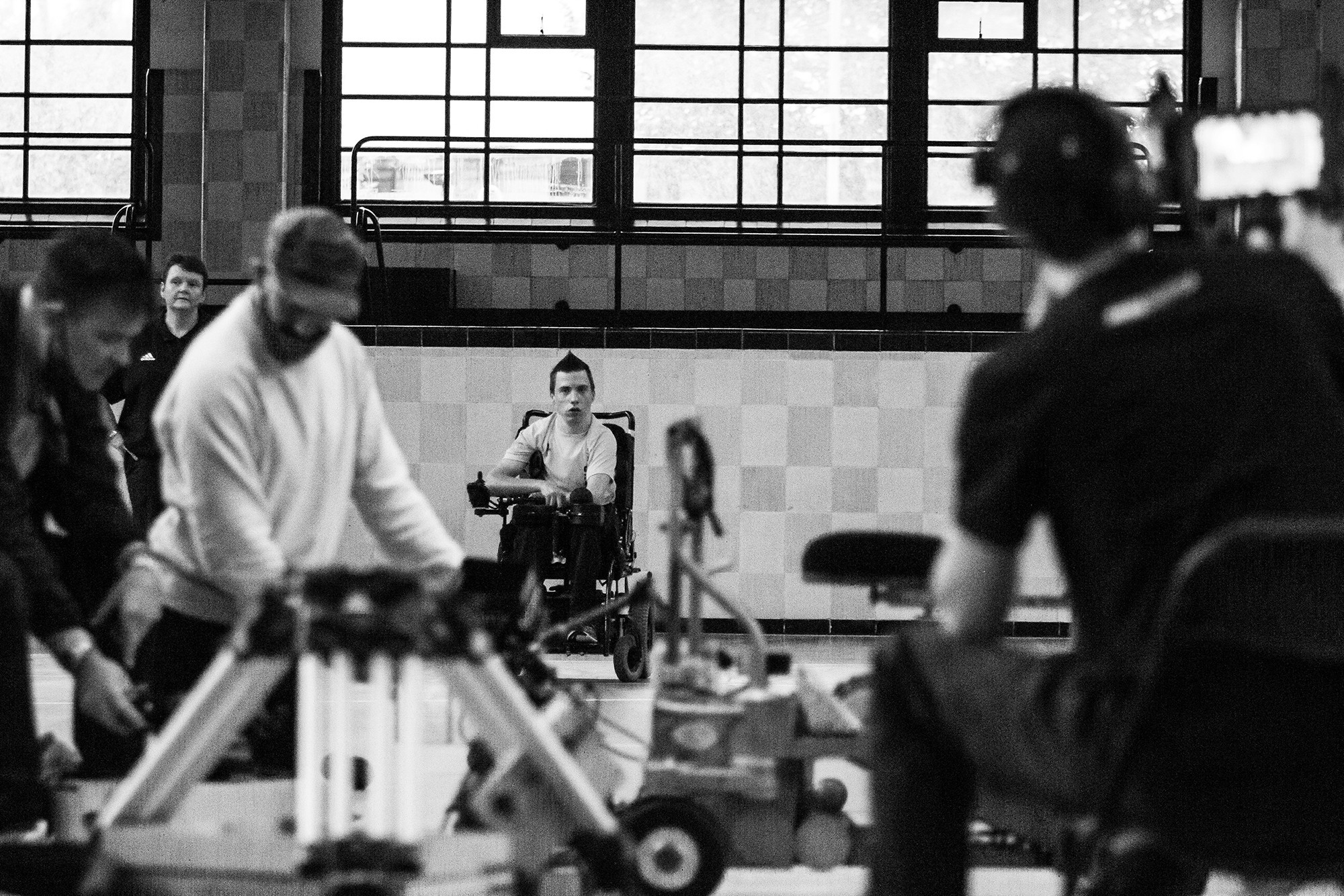 Boccia player David Smith features in the Channel 4 advertising campaign ©Channel 4/Ian Treherne