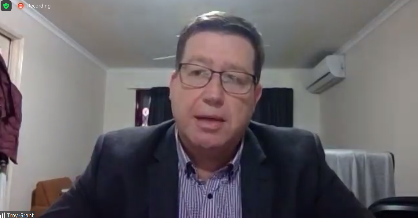 Troy Grant, chairman of the International Rugby League, told a virtual media conference today that holding the Rugby League World Cup in England this year would be an opportunity for the sport to make  