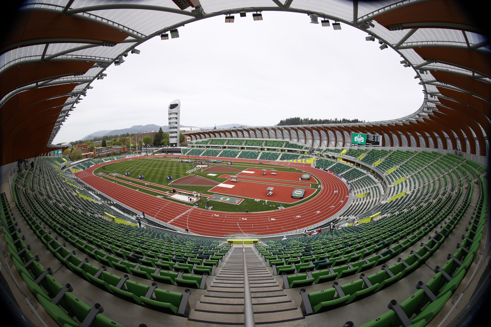 Hayward Field has been refurbished in advance of the 2022 World Athletics Championships ©Getty Images