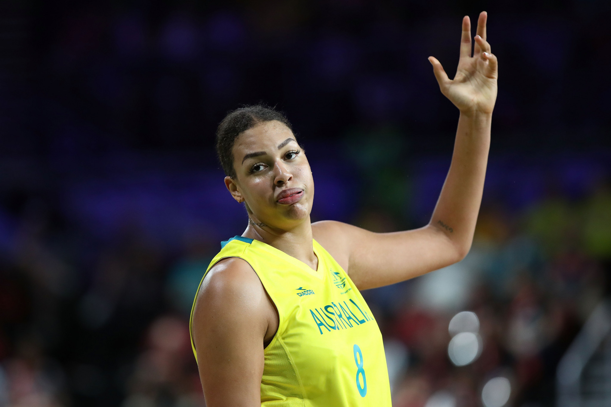 Australian basketball star Liz Cambage has announced her withdrawal from the Olympics because of mental health concerns ©Getty Images