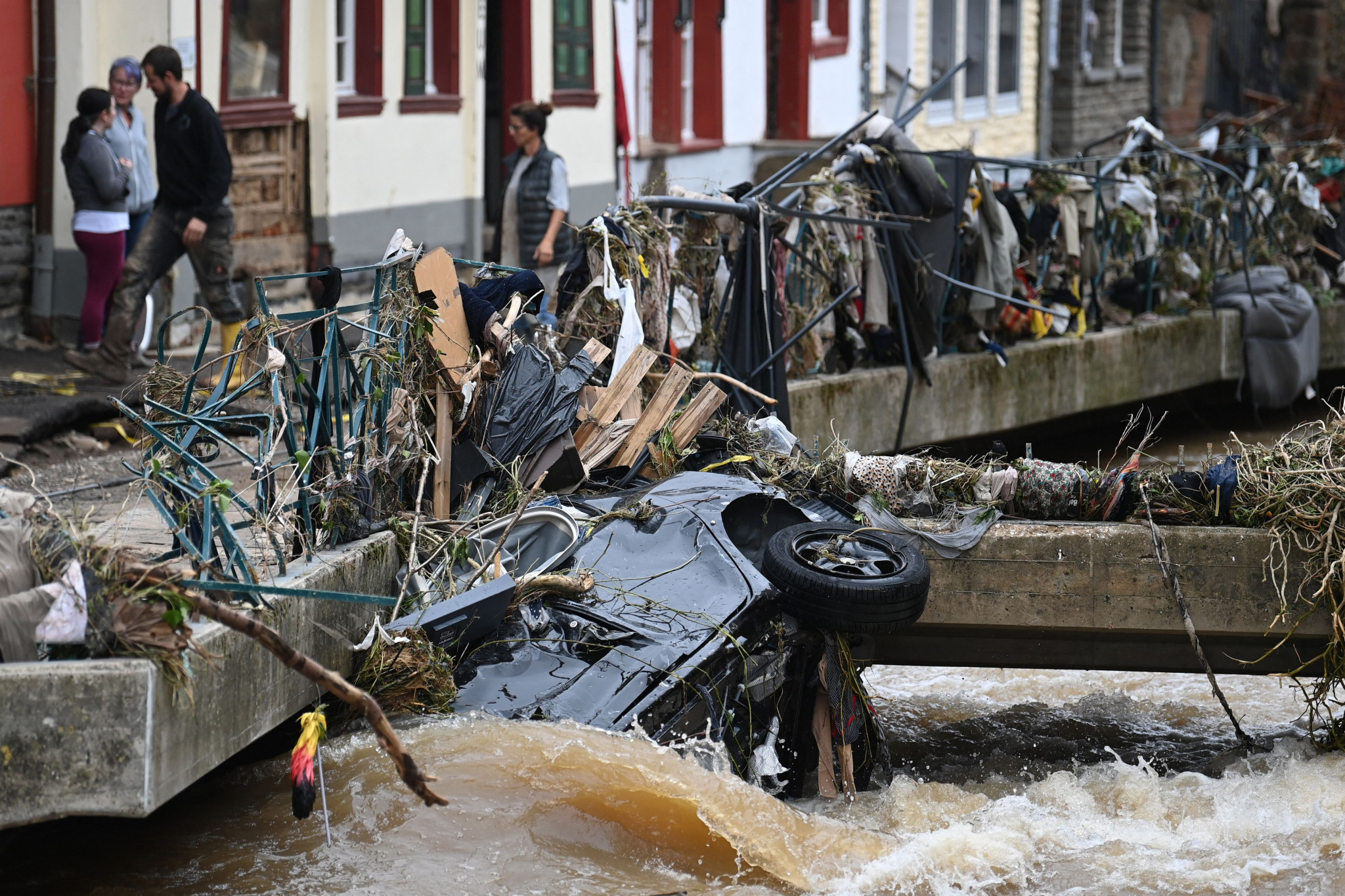 The floods have hit several countries in Western Europe, and are among the worst in the region for decades ©Getty Images
