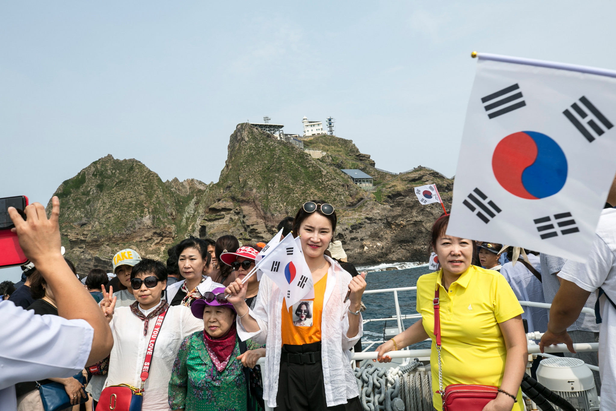 South Korea controls the islands, which are known as Dokdo in the country, but Japan recognises them as part of its own territory ©Getty Images