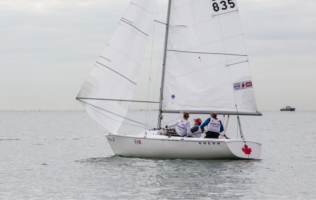 Paul Tingley led the Canadian Sonar team to a gold medal as Para-racing concluded today at the Sailing World Cup in Miami ©World Sailing