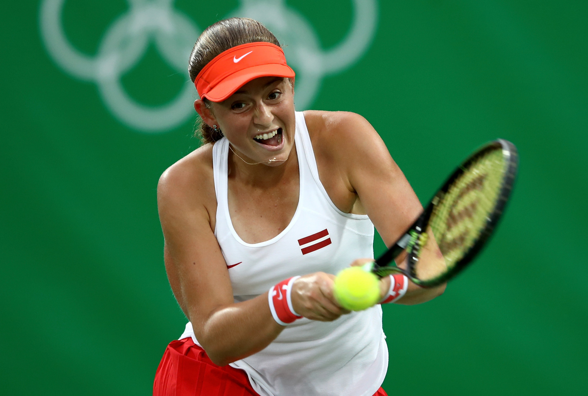 French Open winner Jeļena Ostapenko played at the Rio 2016 Olympics ©Getty Images