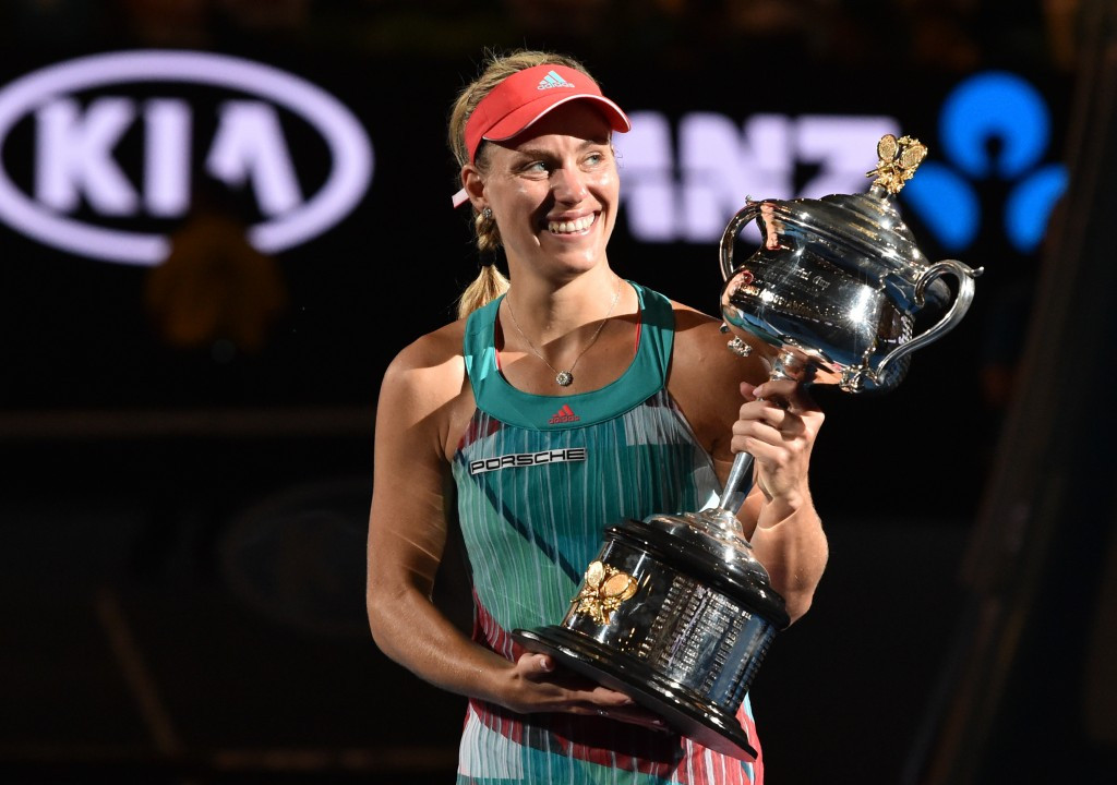 Kerber stuns world number one Williams at Australian Open to claim maiden Grand Slam title 