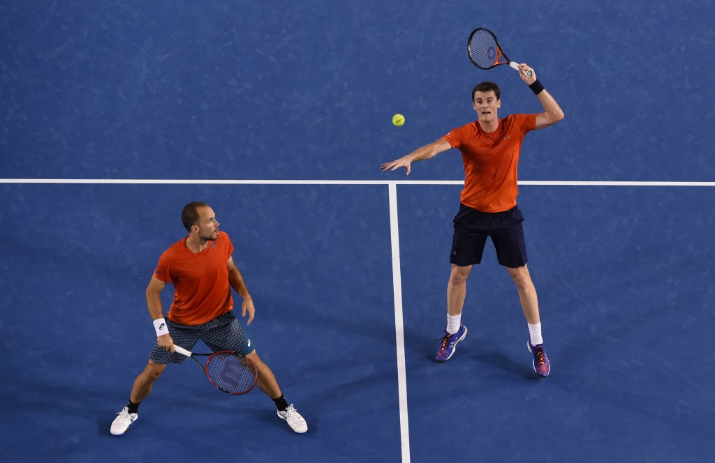 Brazil's Bruno Soares and Great Britain's Jamie Murray won the men's doubles title