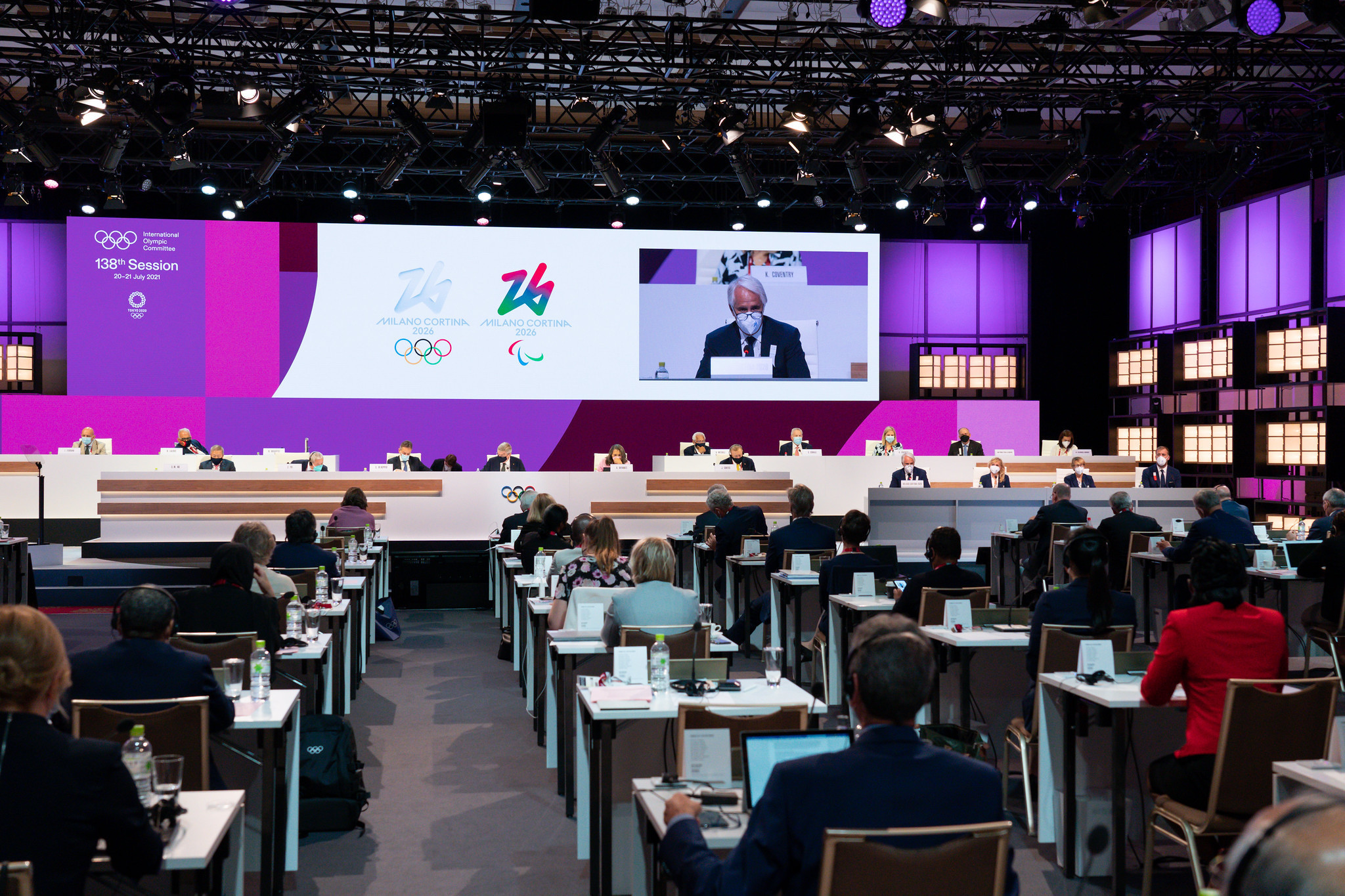 Milan Cortina 2026 presented their latest update 
for the Winter Olympics ©IOC