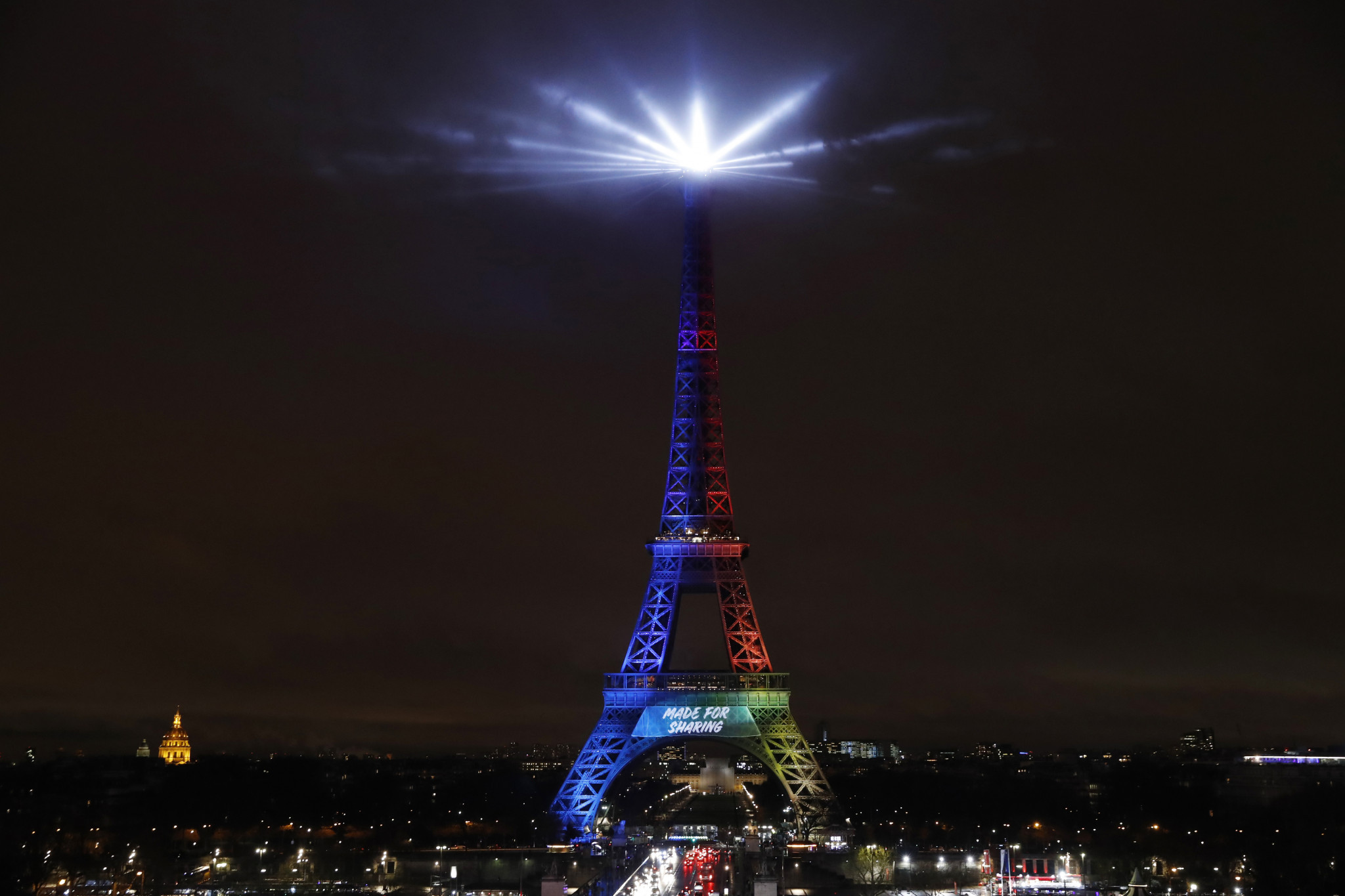 The Eiffel Tower is expected to play a part in Paris' handover celebrations on August 8 ©Getty Images