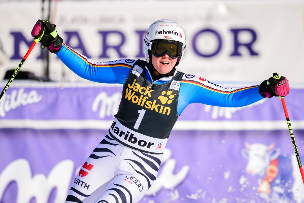 Rebensburg races to second consecutive giant slalom win at FIS World Cup
