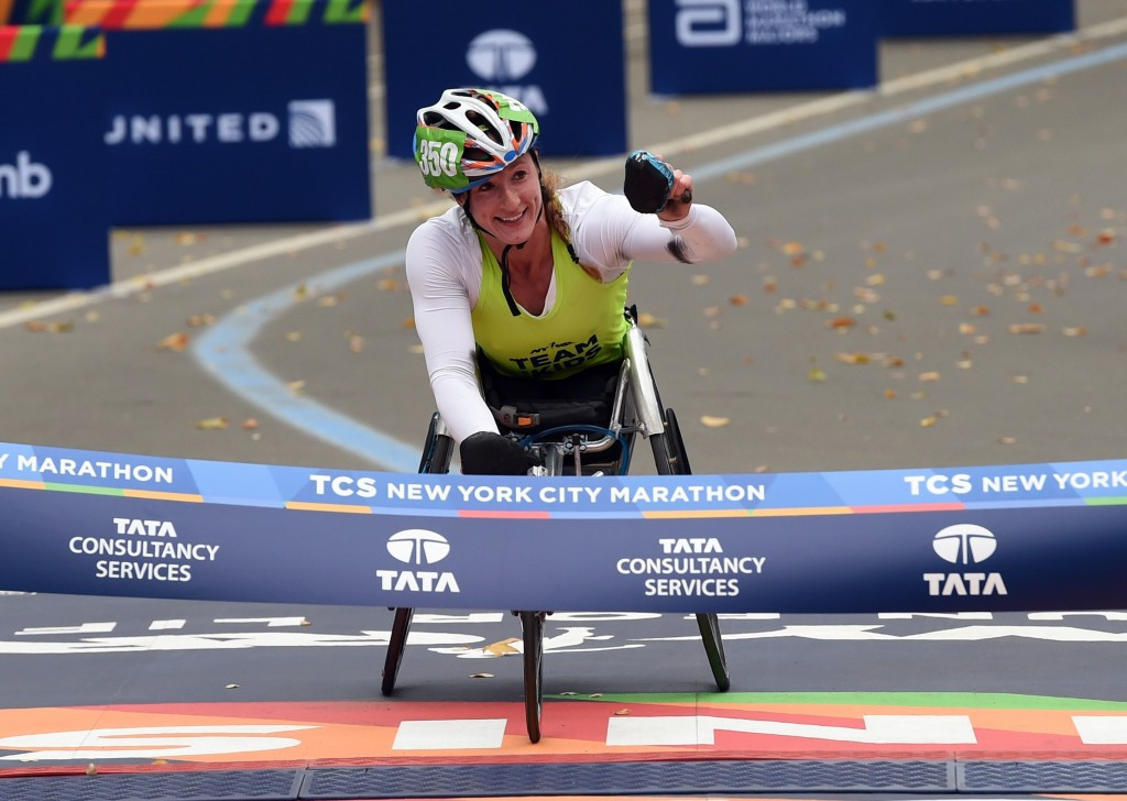 Marathon world champion Tatyana McFadden is among the athletes selected by America in its team for 2016 ©Getty Images