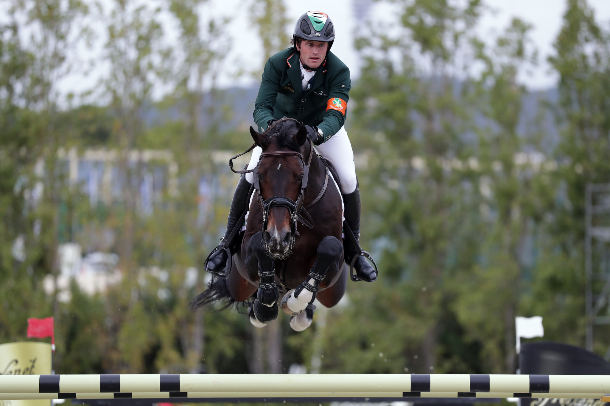 Irish rider Darragh Kenny won the last round in Monaco and is among those competing in Berlin ©Getty Images