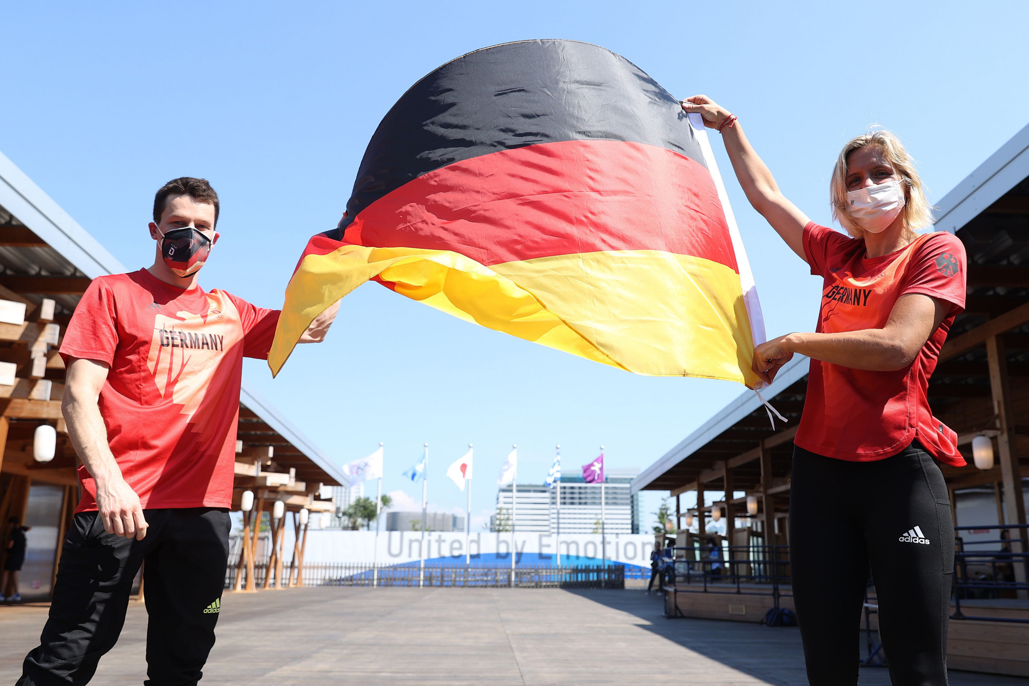 Patrick Hausding and Laura Ludwig have been selected as Germany's flagbearers for the Tokyo 2020 Opening Ceremony ©Getty Images
