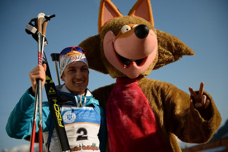 Austrian Felix Leitner picked up his second gold medal of the IBU Junior World Championships ©IBU