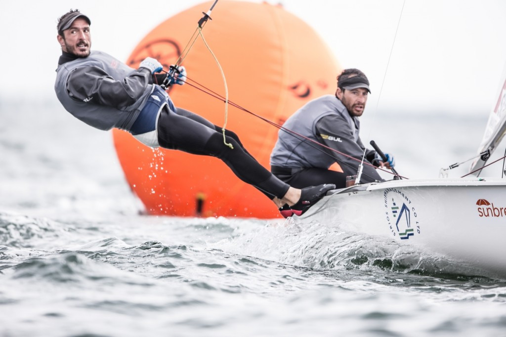 Greece's Panagiotis Mantis and Pavlos Kagialis are in the running for top honours in the men's 470