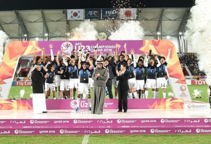 Japan beat South Korea 3-2 to lift the AFC Under-23 Championship title ©AFC