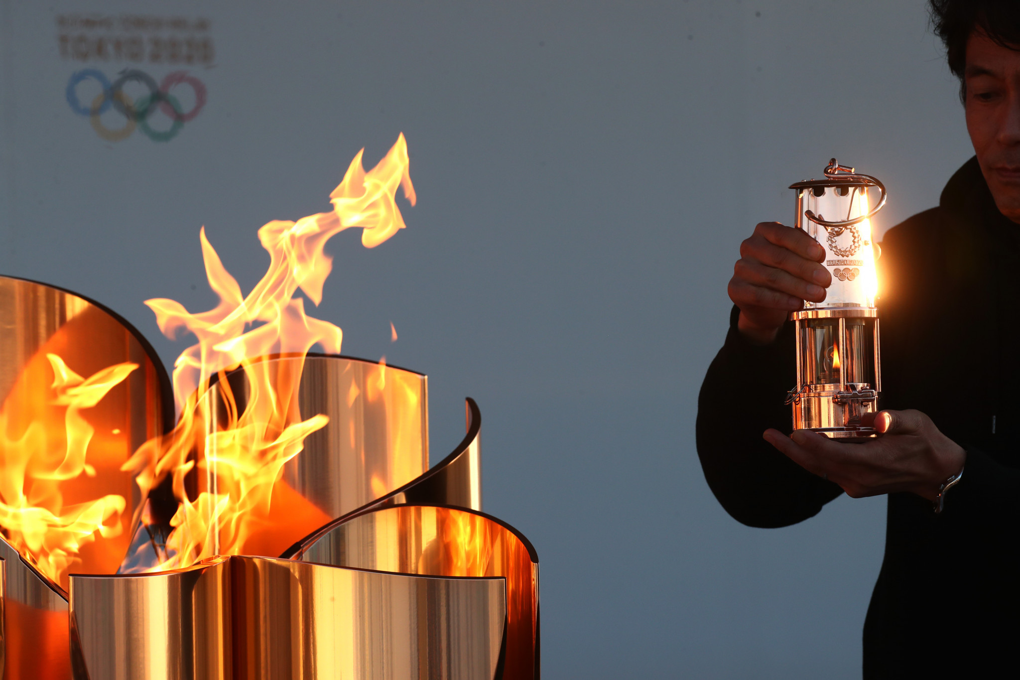 The Olympic Flame's time in the Tōhoku region features prominently in the film ©Getty Images