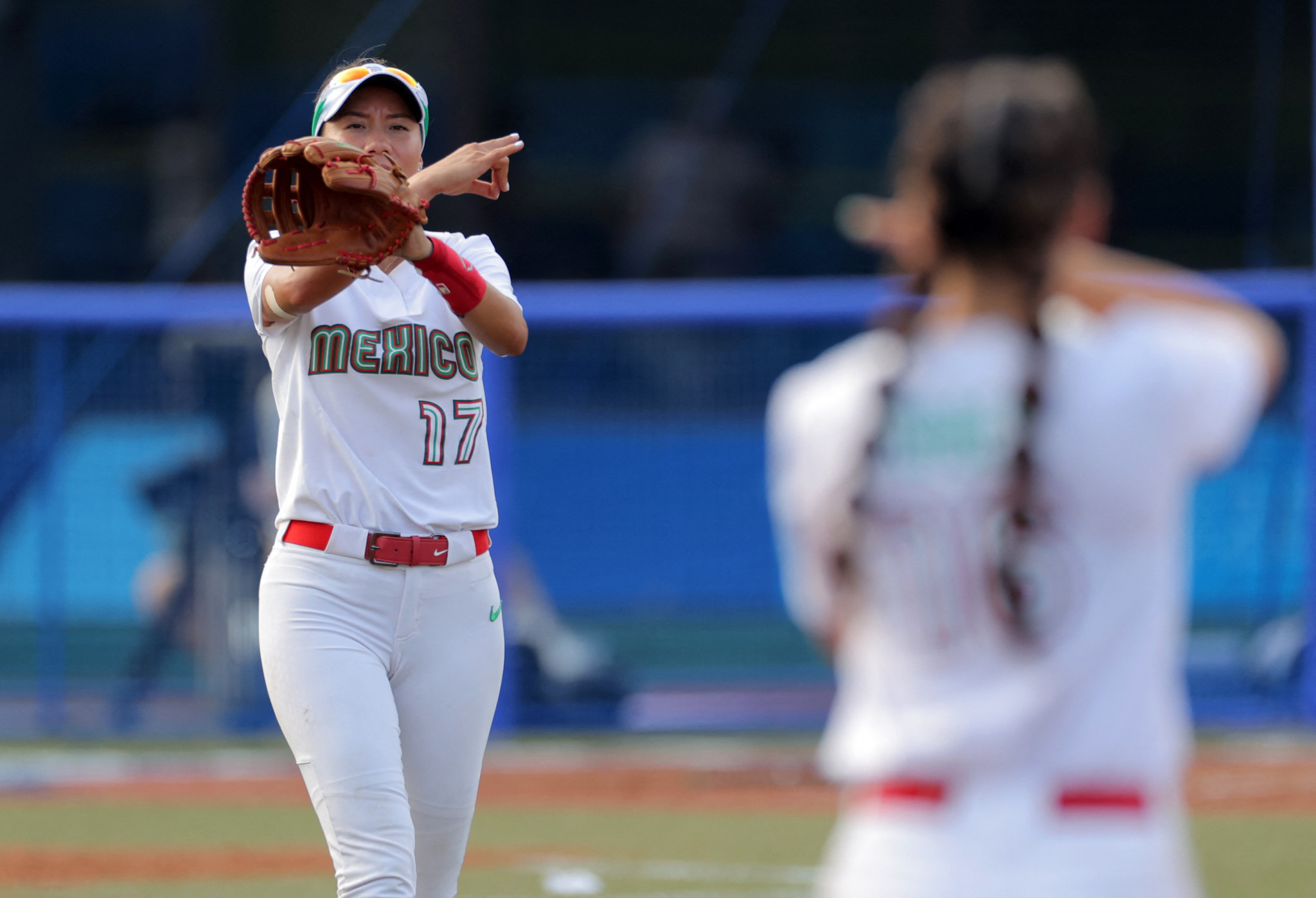 The Olympic women's softball competition in  Fukushima is already underway ©Getty Images