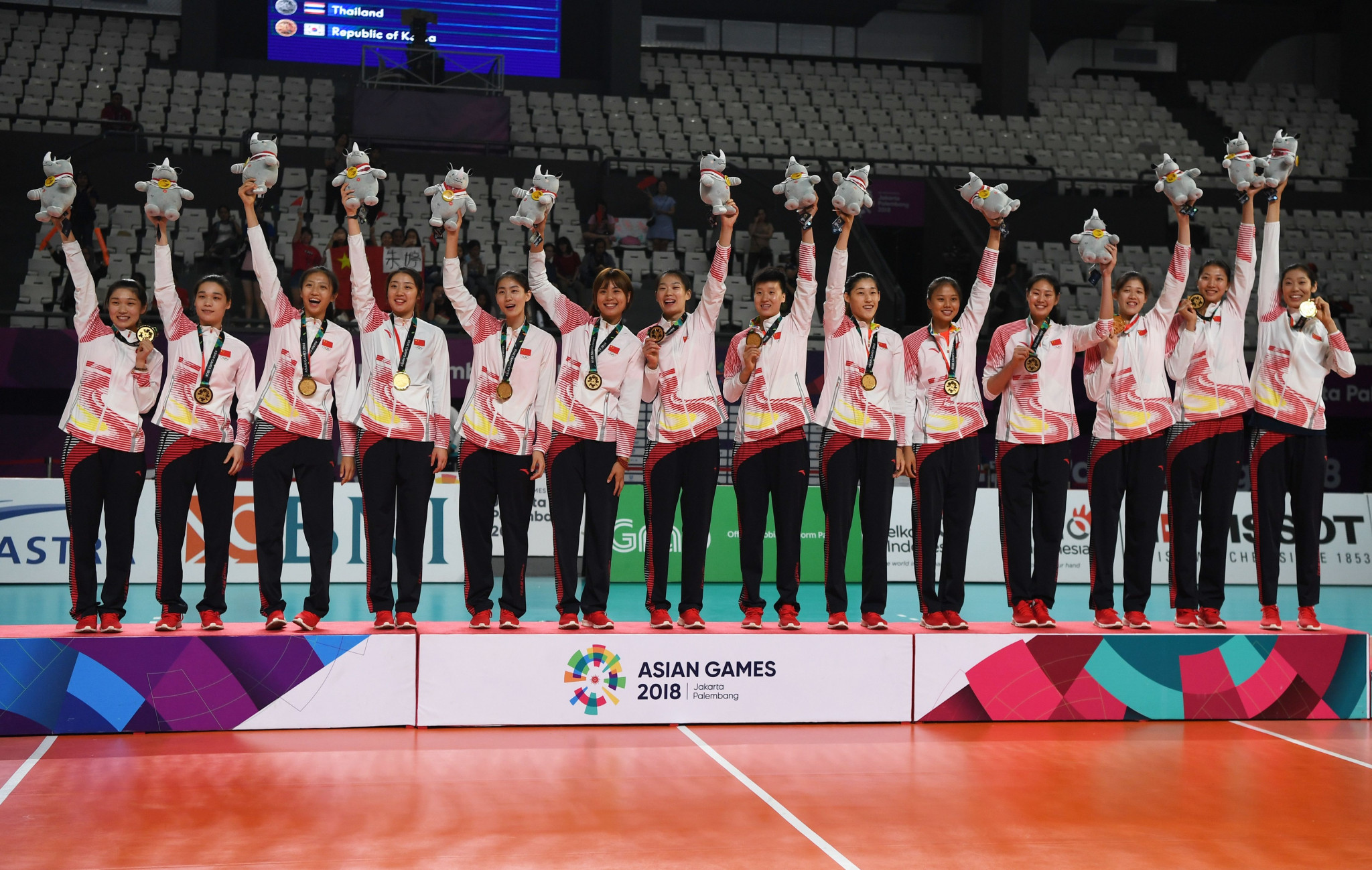China are the reigning Asian Games champions in women's volleyball ©Getty Images
