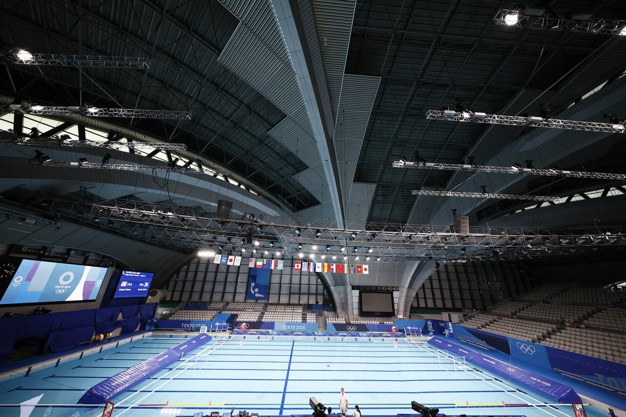 Tokyo Tatsumi International Swimming Center will host a water polo competition Â© Getty Images