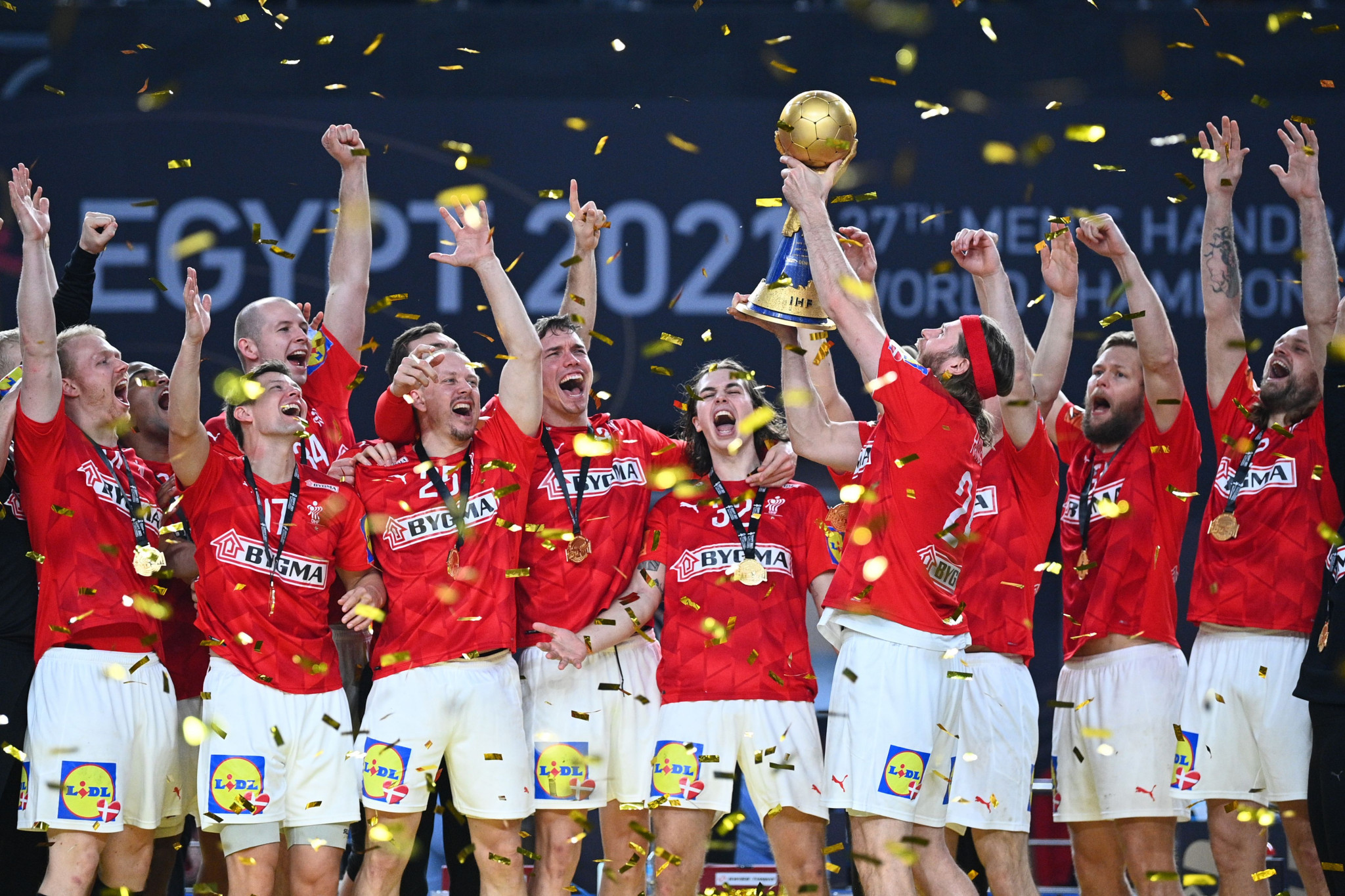 World champions Denmark are seeking consecutive men's Olympic titles ©Getty Images