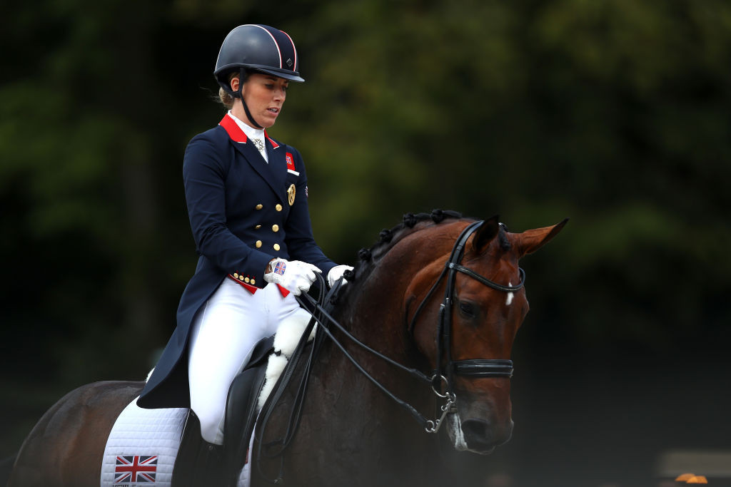 Britain's Charlotte Dujardin will seek a third consecutive Olympic dressage title at the Tokyo 2020 Olympic Games ©Getty Images