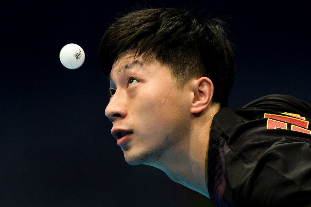 Ma Long will take on Chinese team-mate Zhang Jike in the semi-finals of the Berlin Open ©Getty Images