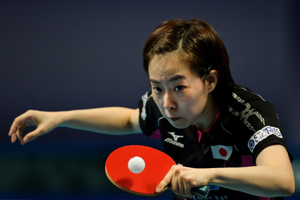 Second seed Kasumi Ishikawa of Japan is into the last four of the women's singles competition