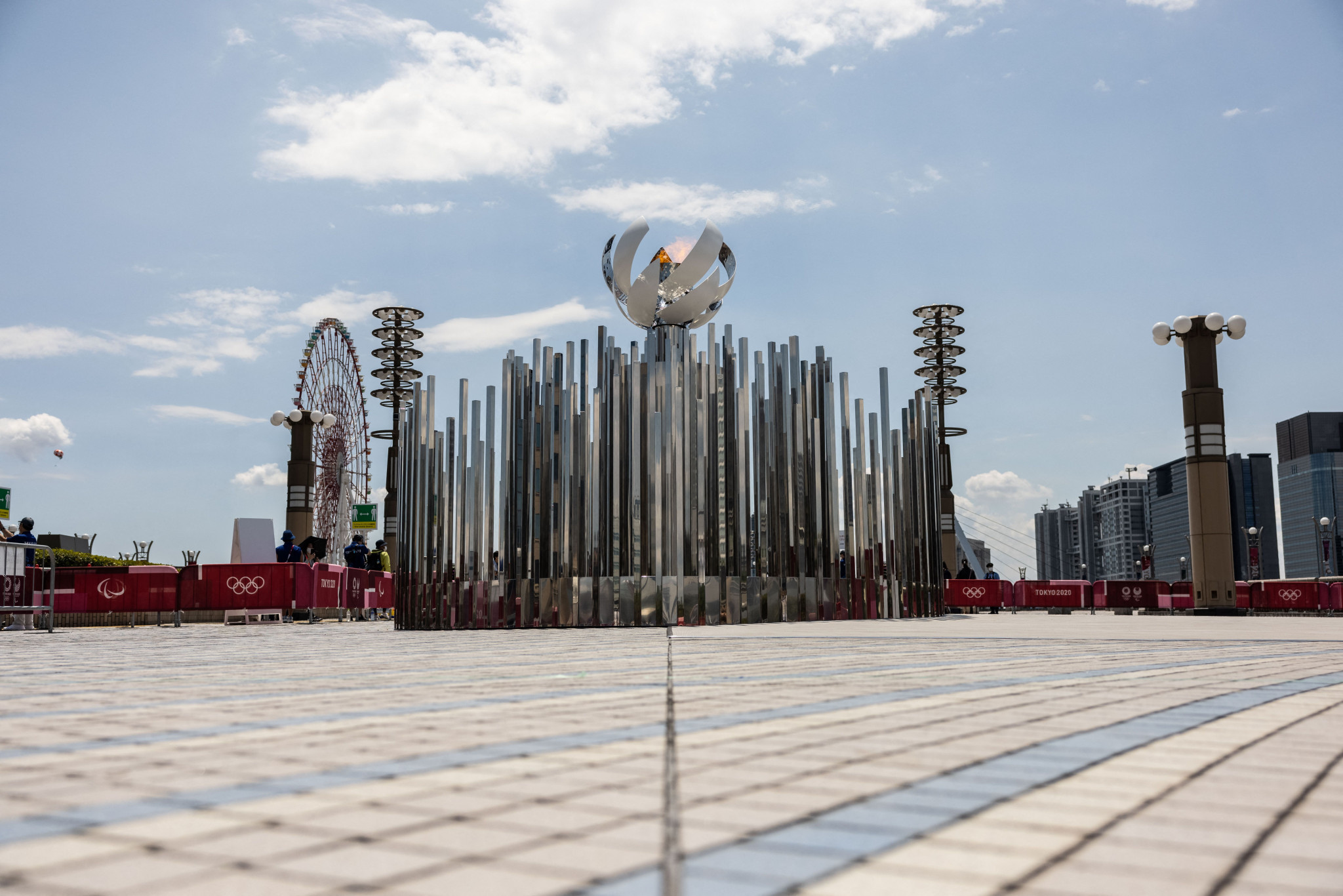 Olympic Flame finds permanent home for Games at Tokyo waterfront area