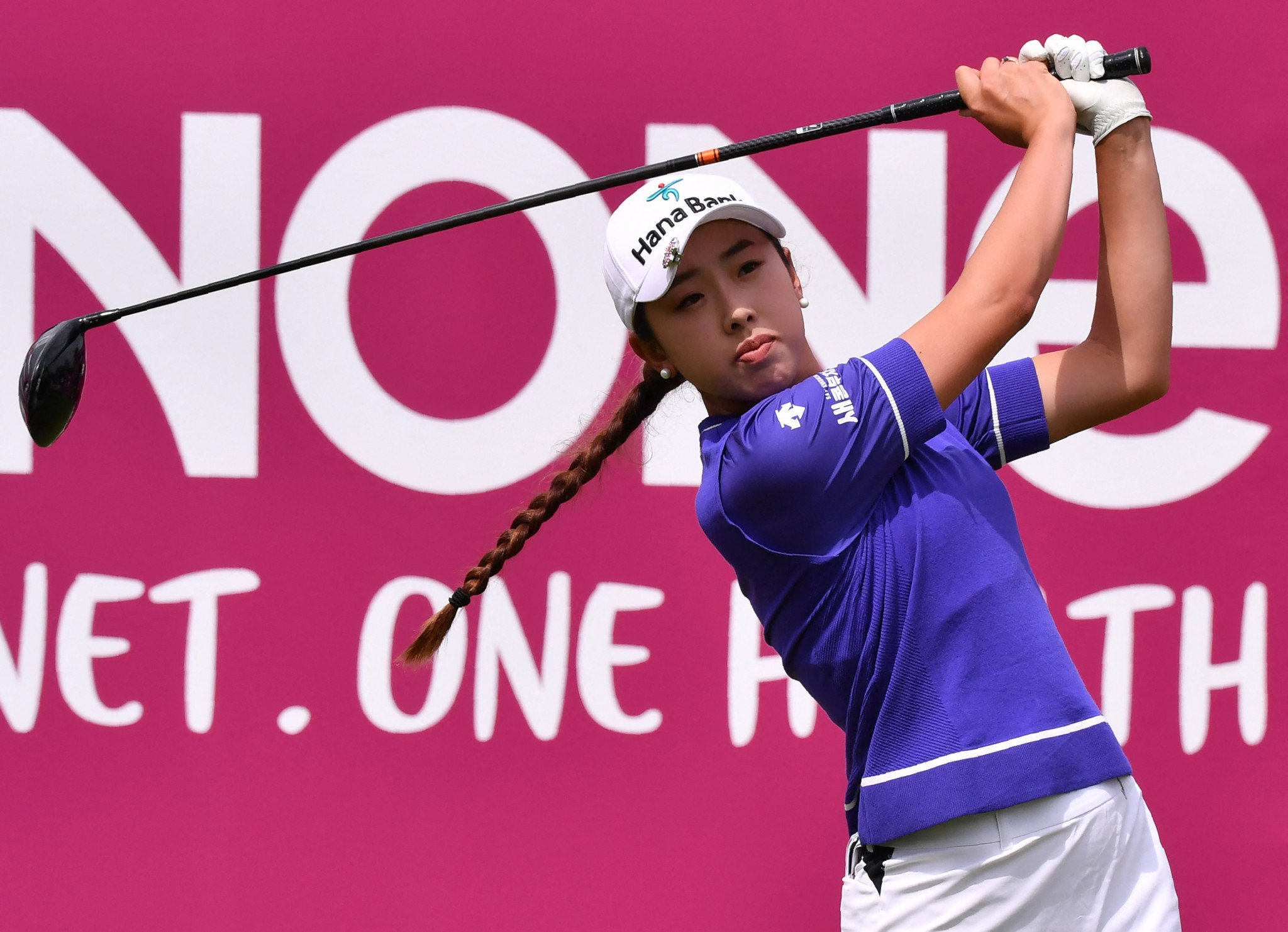 Yealimi Noh is Lee6's closest challenger heading into the final round of the Evian Championship, five shots behind the leader ©Getty Images