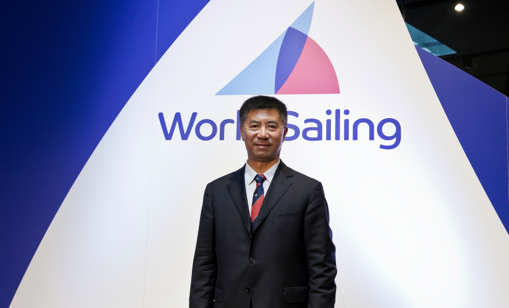 World Sailing's President Quanhai Li has pledged continuing and full cooperation with Tokyo 2020 to ensure the safe delivery of the sailing competition that got underway at Enoshima Yacht Harbour today ©World Sailing