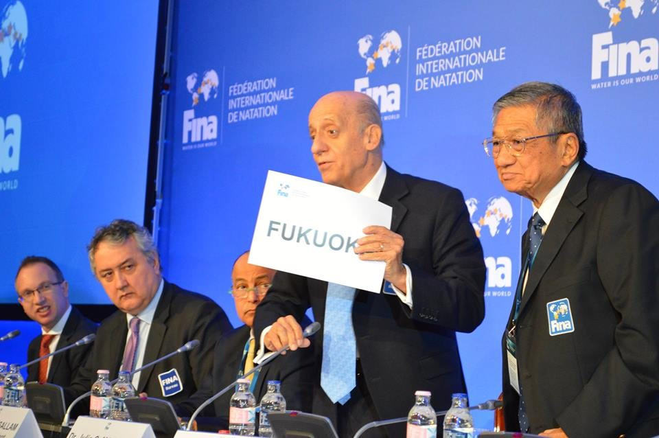 Fukuoaka has been awarded the 2021 FINA World Championships ©FINA/Giorgio Scala
