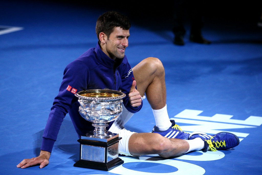 Serbian Novak Djokovic clinched a record sixth Australian Open crown ©Getty Images