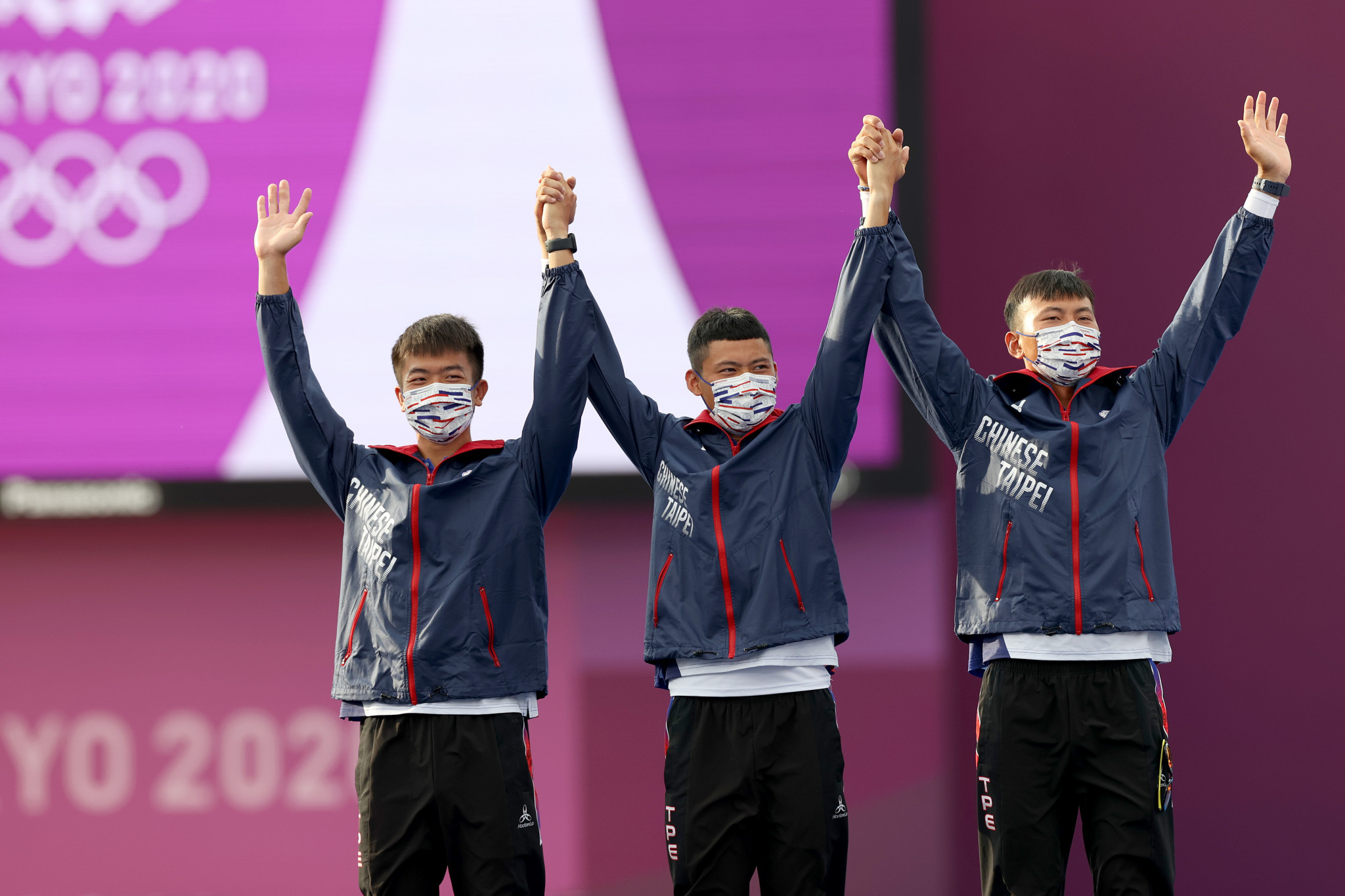Chinese Taipei beat China, Australia and The Netherlands en route to a silver medal which matches their best performance in the men's team event at the Olympics ©Getty Images