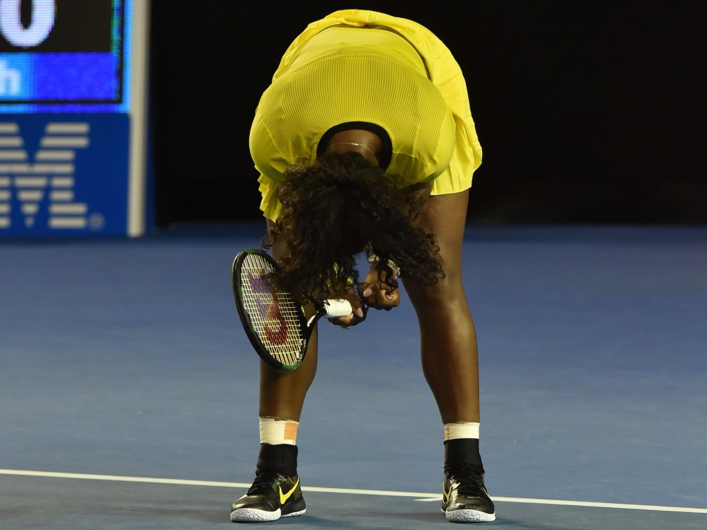 Serena Williams was the favourite in the women's singles but she was beaten in the final by Germany's Angelique Kerber ©Getty Images