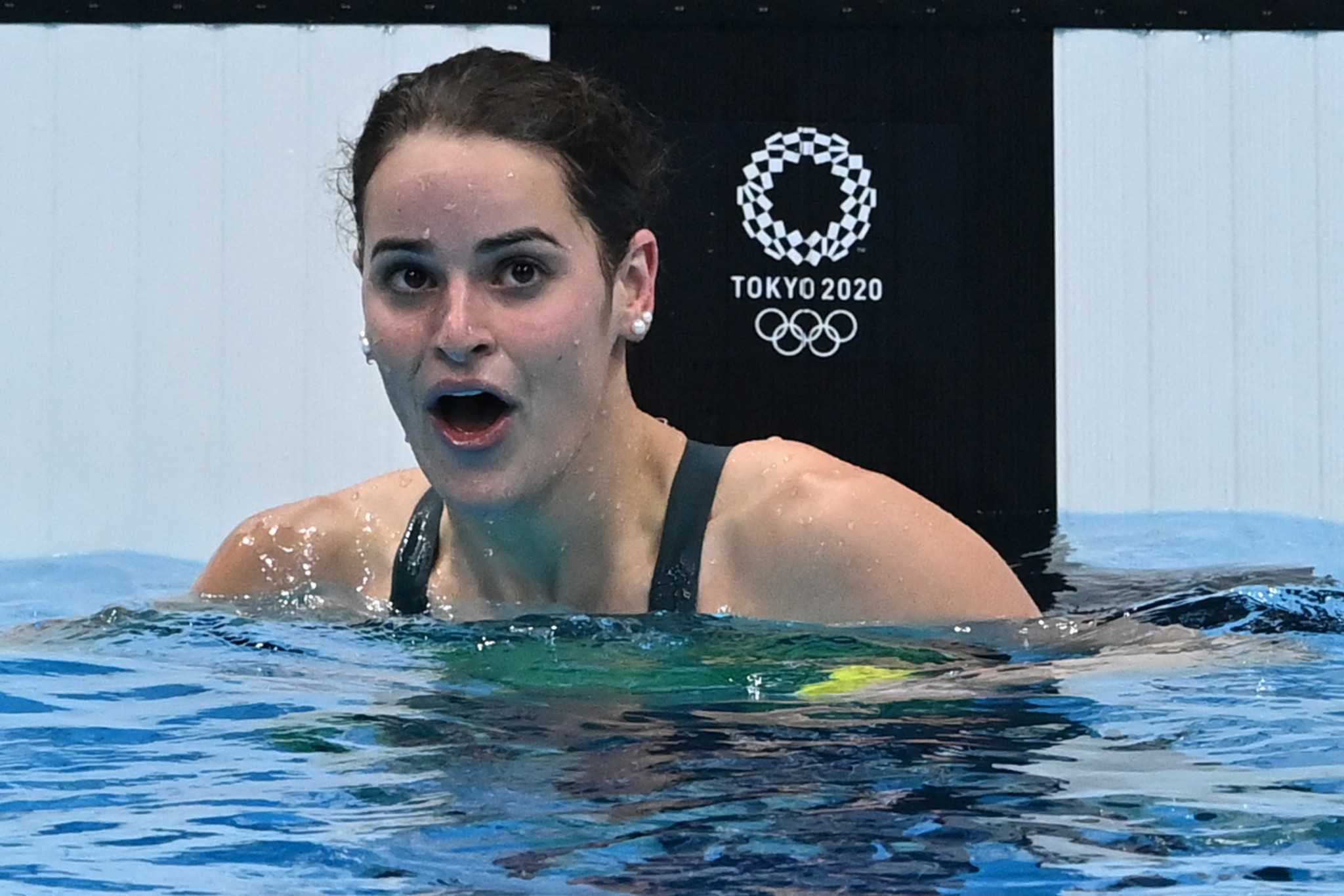 Kaylee McKeown triumphed in the women's 100m backstroke in an Olympic record time ©Getty Images